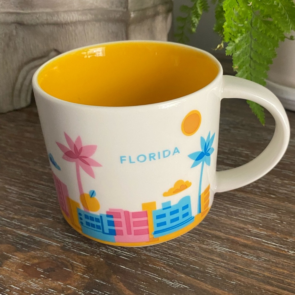 Starbucks Florida You Are Here Collection Coffee Mug Cup 14 fl oz Collectible